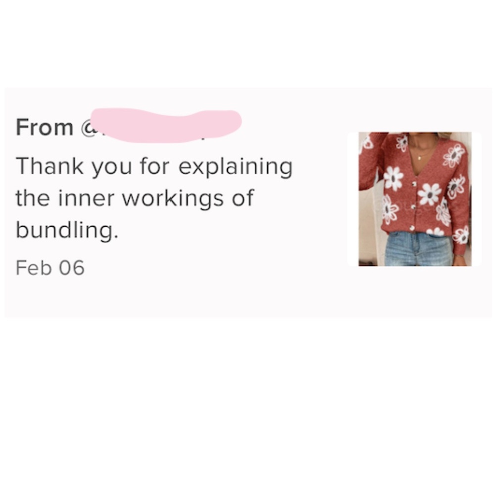 Pink Cardigan Knit Flower Textured Button Front Stretchy, Soft - Picture 9 of 9